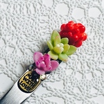 クレイ多肉ピンセット♡多肉寄せ植え♪ネイル♪つまみ細工♪防水