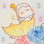「原画」うれしい雨の日