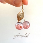 恋が実ります様に♡桜さくらんぼ ピアス/イヤリング