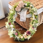 オーバルリース      〜 結婚祝い  誕生日プレゼント 引越し祝い  リース  フラワーリース