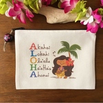 KAPUAのALOHAキャンバスポーチ