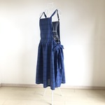 夏仕様☆2way☆エプロンワンピース☆インディアンサマーチェック☆ちょっと濃いめ