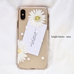 ただ今限定ノベルティ付き♡iPhoneケース♡ドライフラワーiPhoneケース♡かすみ草　オーダー受付中