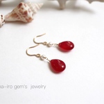 14kgf redJade × pearl pierce