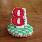 ナンバー「８」　スタンディングクッキー