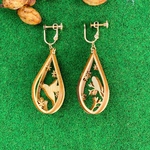 swan's drops bird original  ピアス/イヤリング