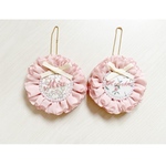 リバティ刺繍シフォンロゼット𖦊ັ
