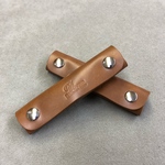 ハンドバッグ　メンズバッグ leatherハンドルカバーItalianソフトスムース‼️ムラ染め