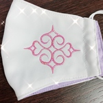 アイヌ柄💓新作/夏マスク/接触冷感/洗える抗菌立体マスク/送料込み/即日発送/6種類サイズ展開/蒸れない/高機能
