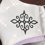 アイヌ柄💓新作/夏マスク/接触冷感/洗える抗菌立体マスク/送料込み/即日発送/6種類サイズ展開/蒸れない/高機能