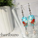 金魚ネイルチップピアス