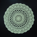 さわやかドイリー　20cm　ペールグリーン