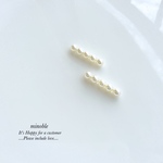 long seller▷long crystalpearl　ピアス/ノンホールイヤリング/ノンホールピアス ＊受注製作＊C200