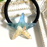 海のひとかけら　ヘアゴム　レジン　夏　クリア