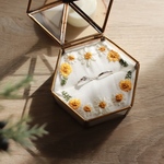 "Paris daisy" マーガレットのナチュラルリースリングピロー