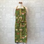 【再販】パン&スイーツ柄エプロン グリーン