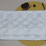 【☆柔らか可愛い☆】柔らか可愛い花柄布マスク レース