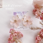 𝓅𝒾𝓃𝓀  𝒻𝓁𝑜𝓌𝑒𝓇 ❤︎‬ ピンクピアス‪‪❤︎‬フラワーピアス