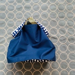 エコバッグ　パン屋さん専用　soracheck navy mina  perhonen