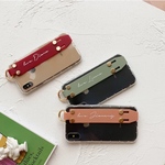 【iPhone新機種対応】オーダーメイド名前入れiphoneケース クリアケース×カラーバンド