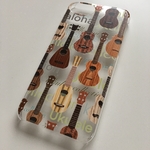 【受注生産】iPhoneケース ウクレレコレクション プリント【romneko】iPhone5/5s/6/6s/6Plus/6sPlus/7/7Plus/8/8Plus/SE/X/XS/XR