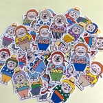フレークシールはらまきさんたち