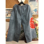 法被から作ったパンツ　古布　リメイク素材　着物リメイク