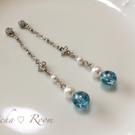 貼るピアス♡デザインビーズ&パール