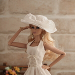 白綿レースハット【Barbie FR PoppyParker Misaki 1/6 ドール服】