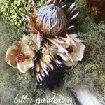 Natural Chic キングプロテア スモーキーグリーン  bouquet