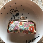 がま口 印鑑ケース 花柄
