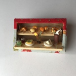 マッチ箱でミニチュアパン屋さん