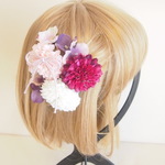 ◆10色から選べる◆マムと紫陽花のＵピンセット