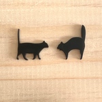 はじめましての瞬間(黒猫) / ピアス、イヤリング