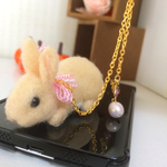 うさぎさん画面クリーナーストラップ