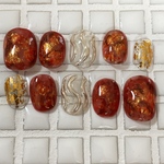 No.16…透け感テラコッタ　ニュアンスネイル