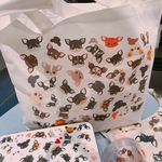 在庫残ってる分だけ値下げ⭐️エコバッグ チワワ柄 チワワエコバッグ
