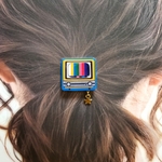 (再販)テレビヘアゴム(黄)
