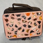 ラスト1⭐️保温バッグ ランチバッグ チワワ柄ランチバッグ 