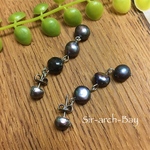 009*淡水パールの２wayラインピアス