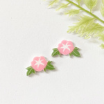 朝日キラキラ朝顔ピアス