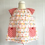 半袖スモック・マカロンスィーツ×ドット(110size)