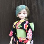  【残わずか】リカちゃん　浴衣セット　毬（まり）
