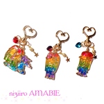 ✩.*˚虹色アマビエさんキーホルダー✩.*˚