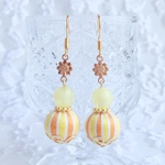 巻き玉＊フレッシュオレンジピアス/イヤリング♡