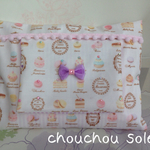 【再販×4】 スイーツパラダイス（パステルカラー×ピンク）＊赤ちゃんのおしりふきケース＊