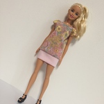 バービーサイズ カットソーのミニワンピ