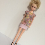 ジェニーサイズ カットソーのミニワンピ