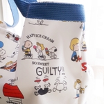 ☀PEANUTS.コンビニ、テイクアウトのお弁当もゆったり入るバック❕