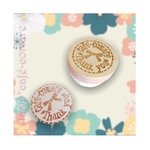 【THANK YOU＋ローマ字orひらがな】＊円形スタンプ４㎝